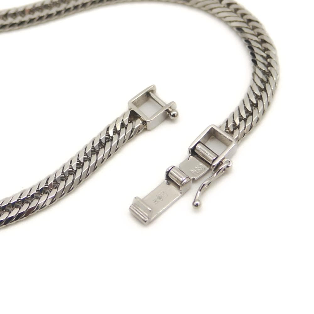 30g Pt850 喜平12面トリプルネックレス プラチナ Y04984