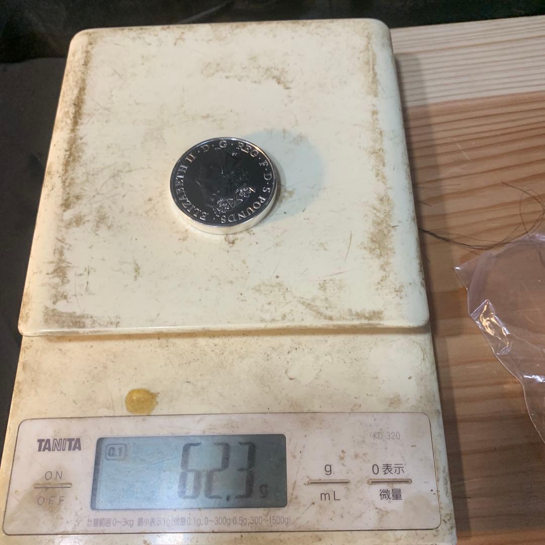 S1 純銀貨 2オンス クイーンズビースト　2016 ライオン・イングランド