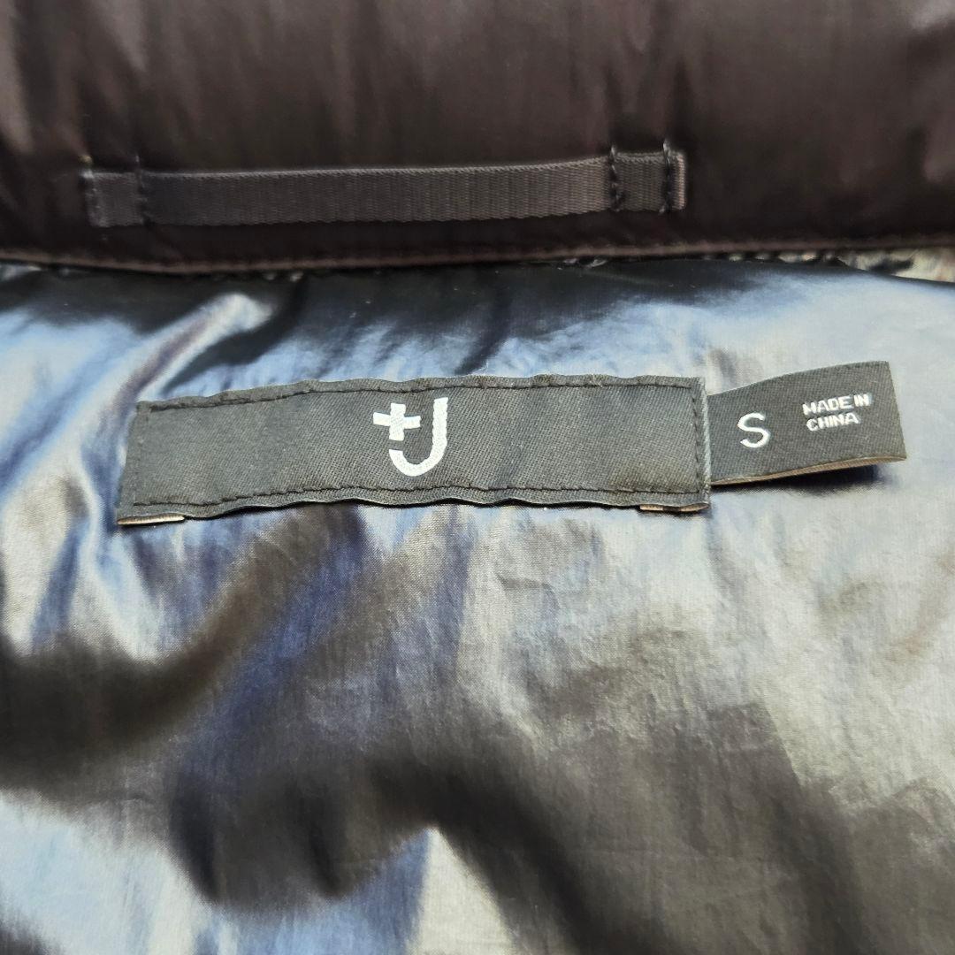 【新品タグ付き】ユニクロ　+J 　ダウンボリュームベスト　Ｓ　ネイビー