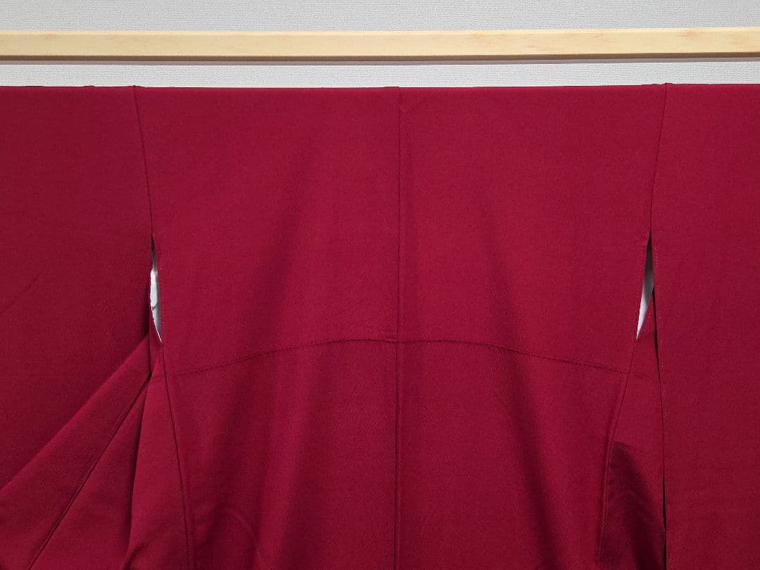 D◆着物くつろぎ 草野一騎 薔薇の花 金彩 縮緬 袷 正絹 振袖 成人式 着物