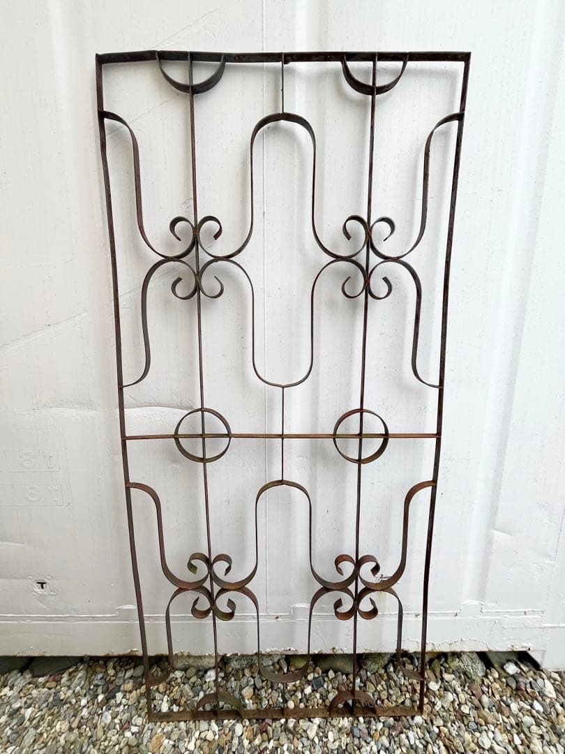 最終値下げ❗️ヴィンテージ アイアンゲート アイアンフェンス 鉄柵 門扉
