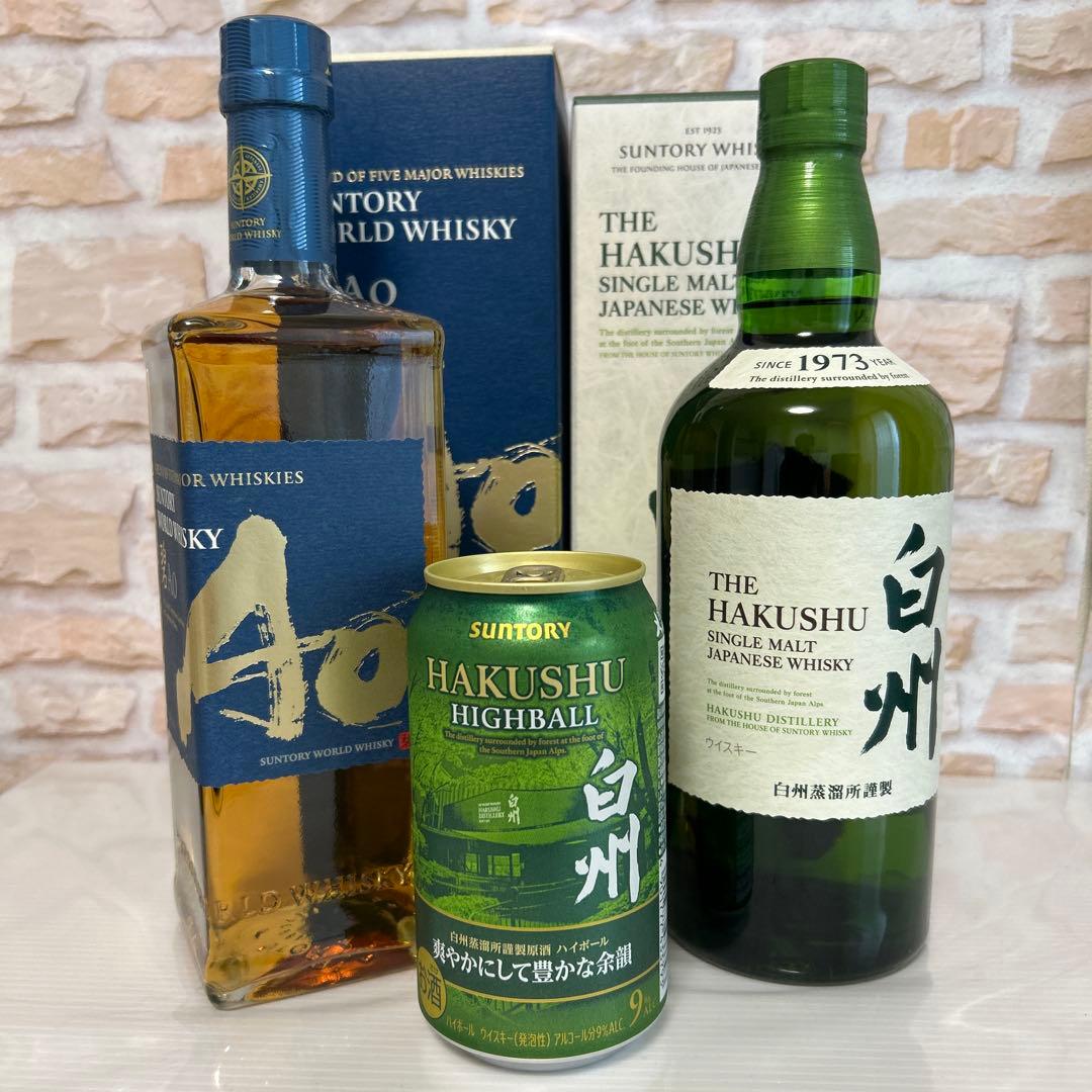 サントリーウィスキー　白州＆碧　白州ハイボール缶セット