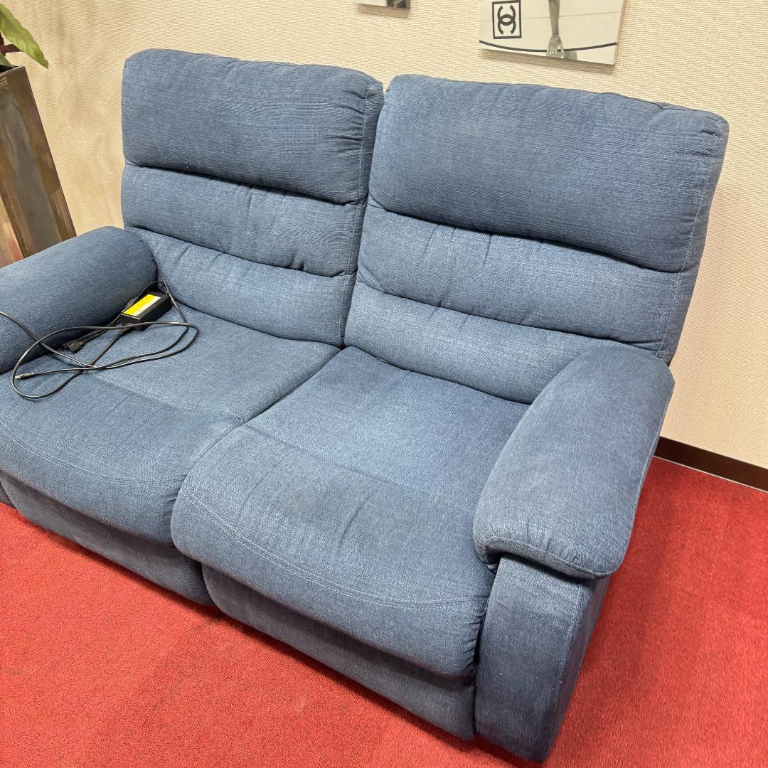 東京23区送料無料　美品2P リクライニングソファー