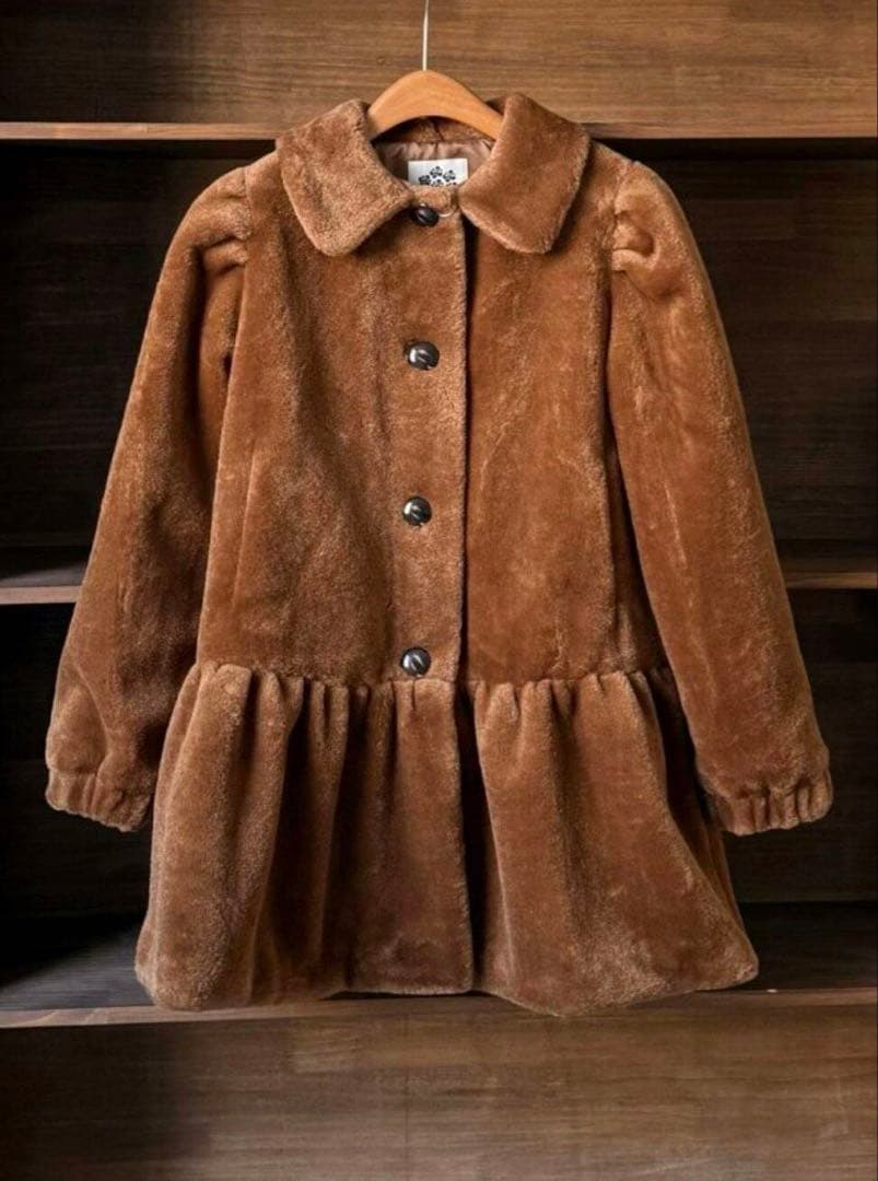 SINOON SN Ruffled Shearling ファーコート