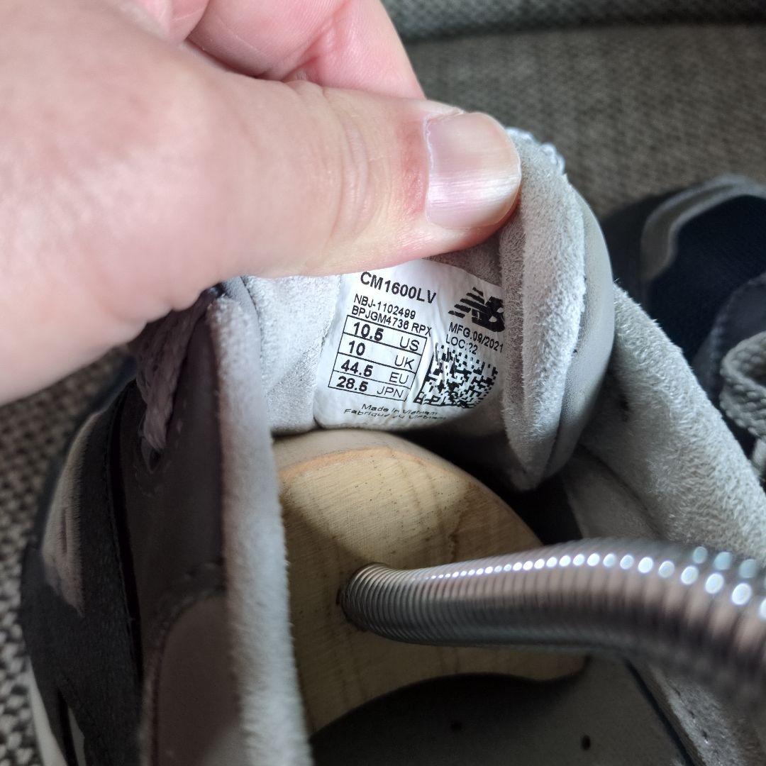 New Balance 1600ネイビー/グレー スニーカー