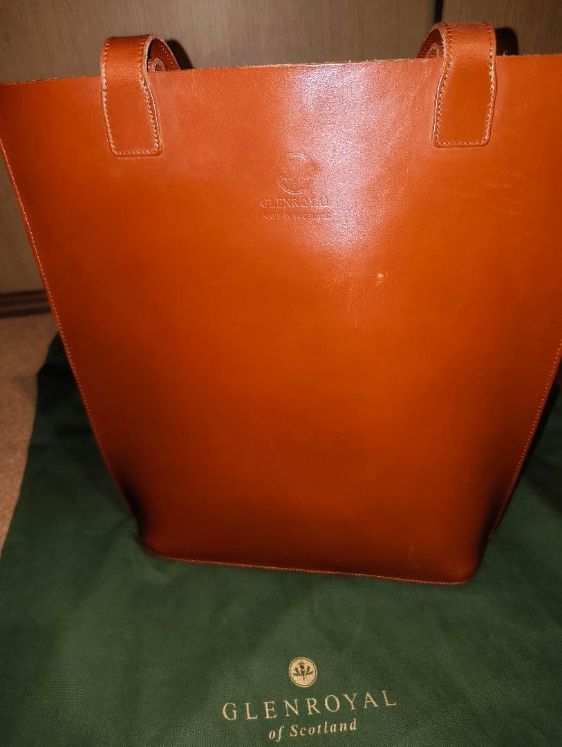 【GLEN/グレンロイヤル】ブライドルレザーTOTE BAG TALL