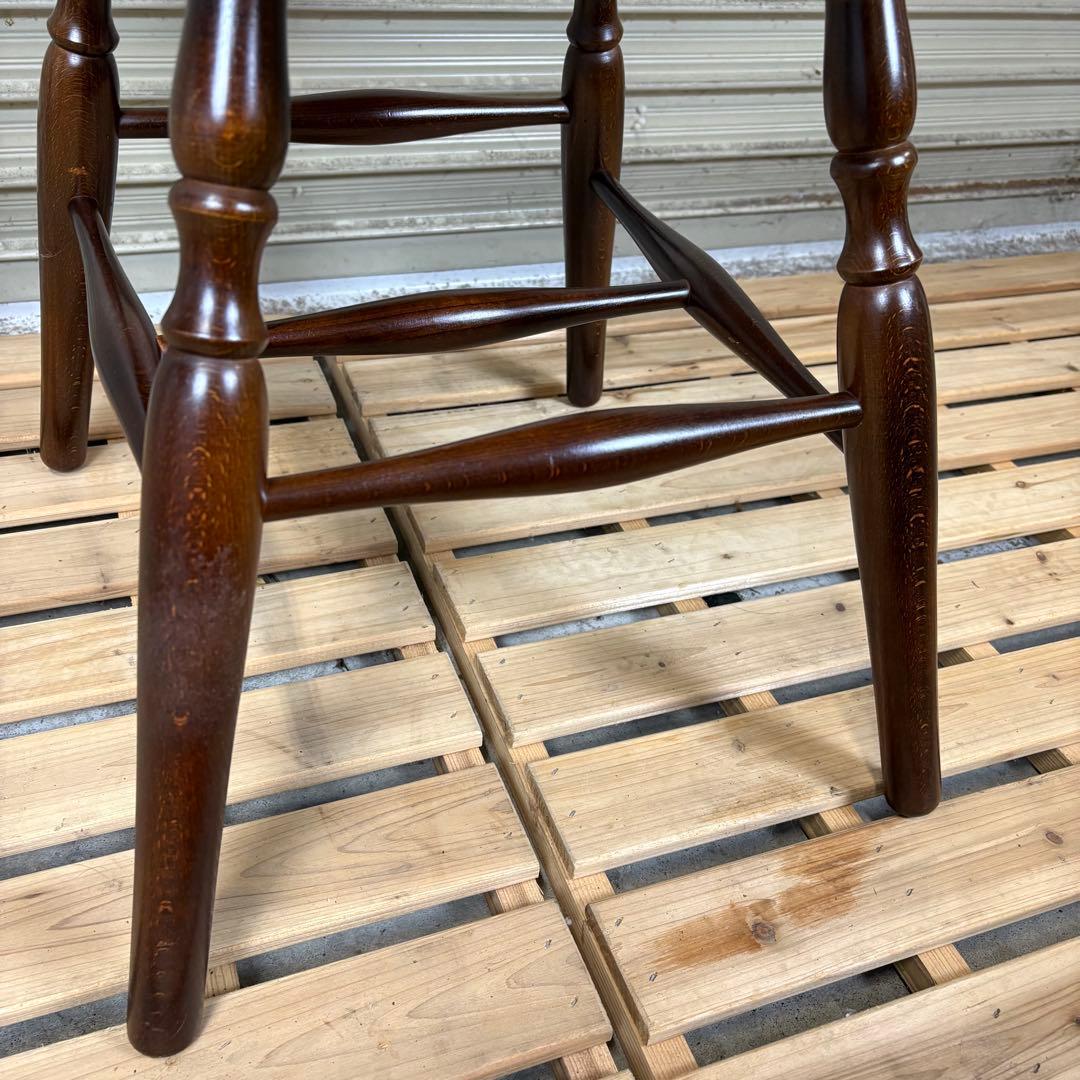 【送料込】秋田木工　ヴィンテージチェア　ダイニングチェア　椅子　アンティーク①