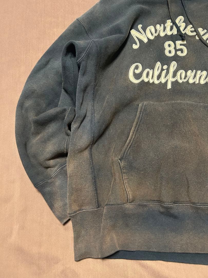 80s 3段 カレッジ Chanpion リバースウィーブ 青単色タグ 復刻