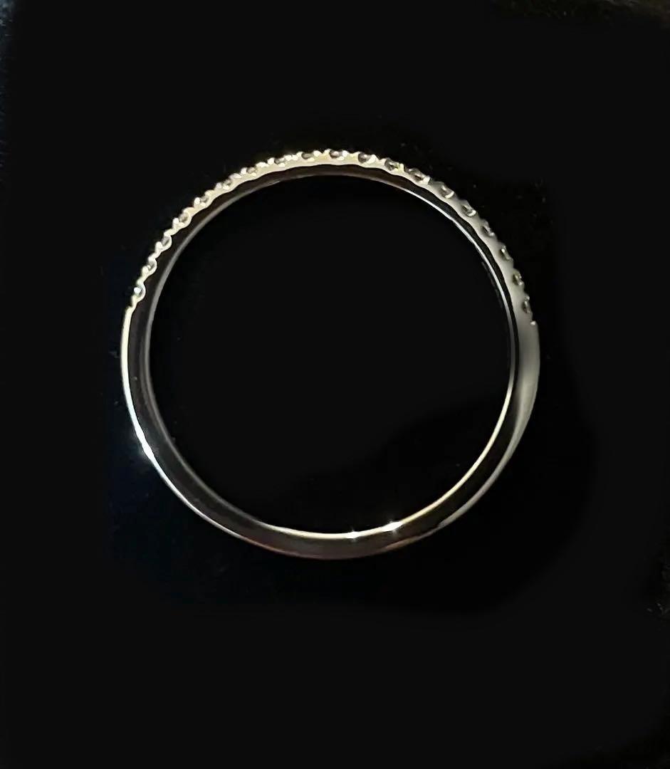 ♦️Pt900 天然ダイヤモンド ハーフエタニティリング（プラチナ）