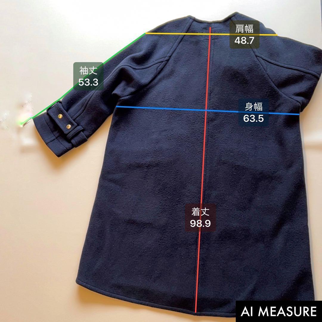 美品✨トラディショナルウェザーウェア　ROMNEY ロムニー　ノーカラーコート