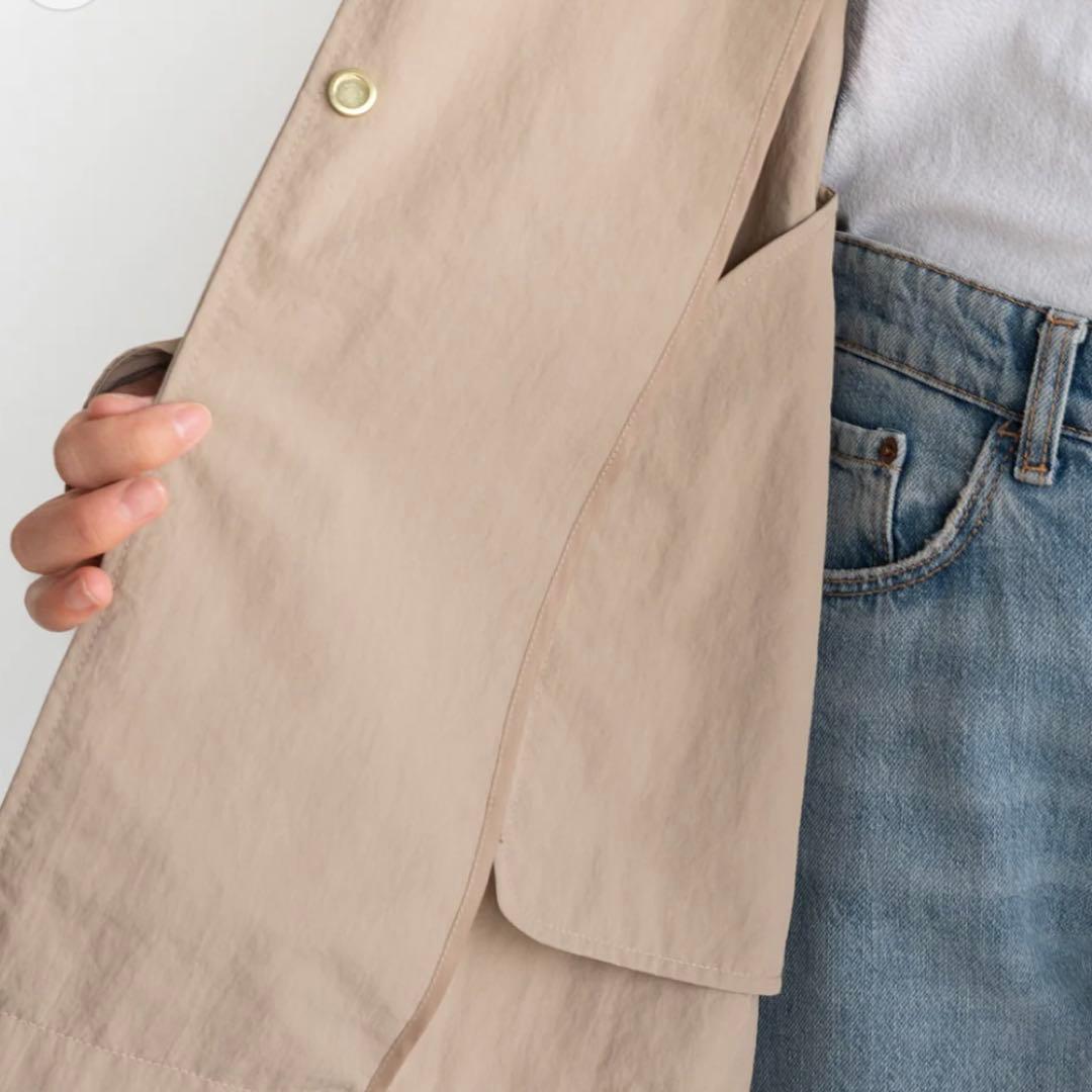 【SNORDREL】Aライン ナイロンコート ネイビー Mサイズ