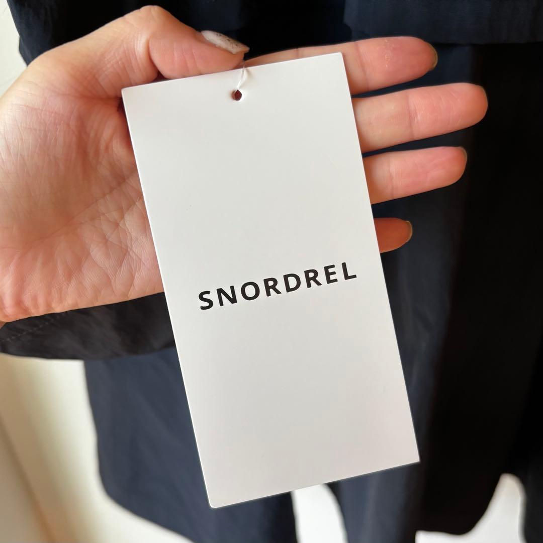 【SNORDREL】Aライン ナイロンコート ネイビー Mサイズ