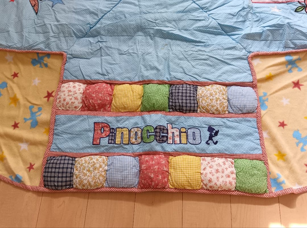 ピノキオ　ディズニー 長方形こたつ掛け布団敷き布団 　ベルメゾン