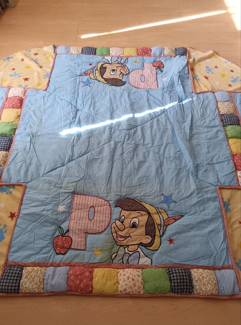 ピノキオ　ディズニー 長方形こたつ掛け布団敷き布団 　ベルメゾン