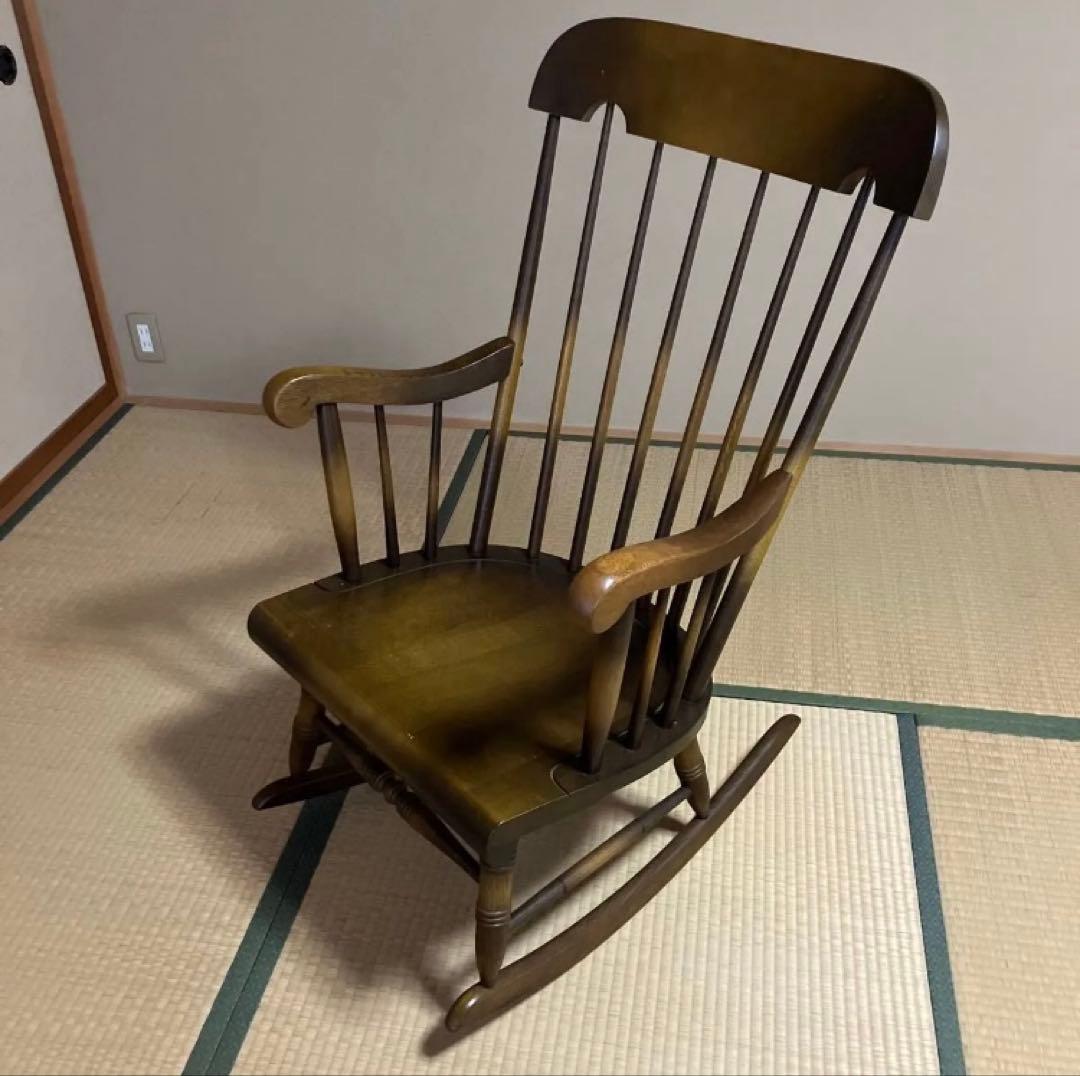 【美品】送料込み　飛騨産業ロッキングチェア