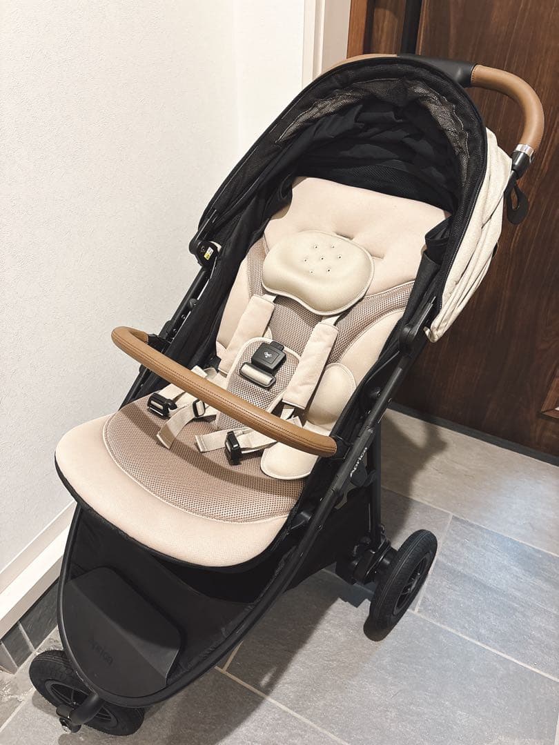 【モカママ様】美品‼︎ アップリカ　スムーヴプレシャス　三輪ベビーカー