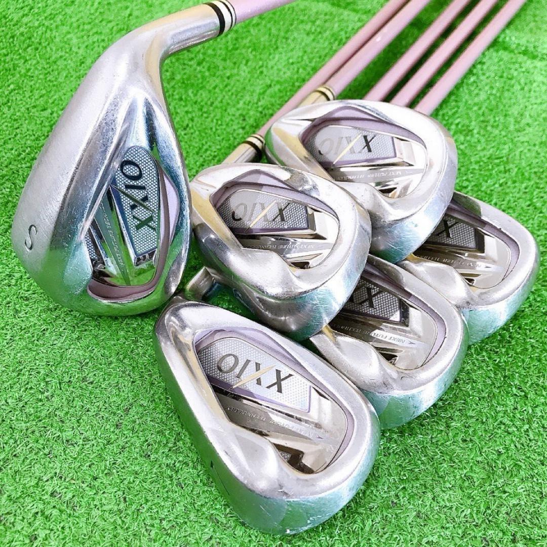 テ31★超希少ピンクゼクシオ7 レディースアイアンセット MP700L XXIO