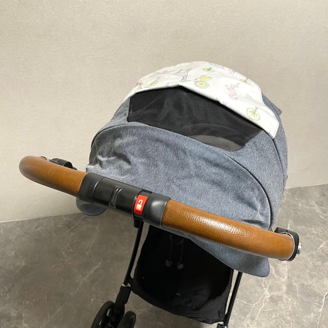 Aprica アップリカ ラクーナビッテクッション レザーハンドル　アニマル柄