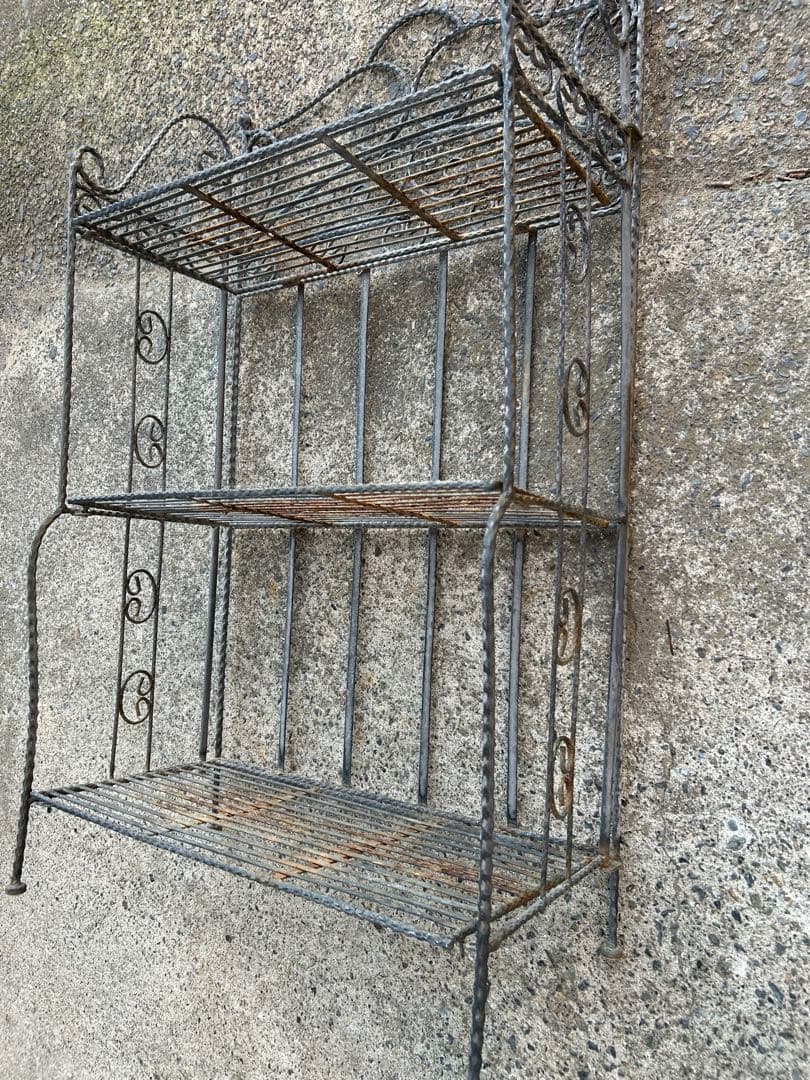 アンティーク レトロ 鉄ラック