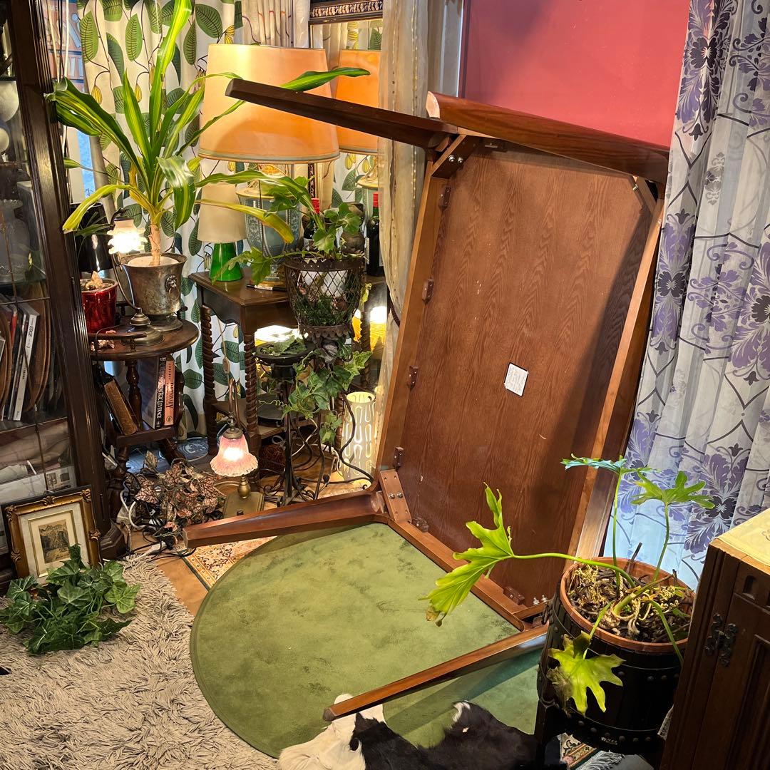 ヴィンテージ IDC OTSUKA ウォールナット材　ダイニングテーブル