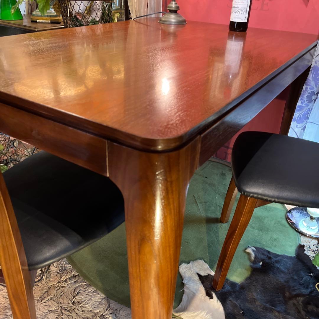 ヴィンテージ IDC OTSUKA ウォールナット材　ダイニングテーブル