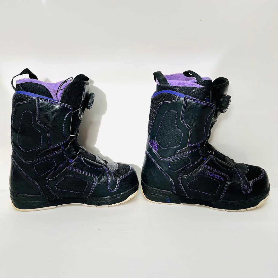 女性用　サロモン　スノボ　スノーボード　3点セット　リズム　レディース　25.5