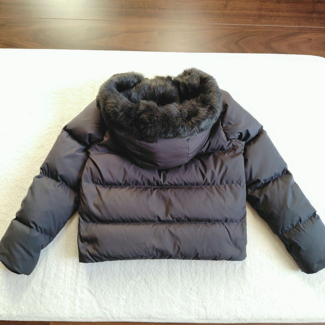 アーバンリサーチ ラビットファー ショートダウン 黒 38 M ジャケット