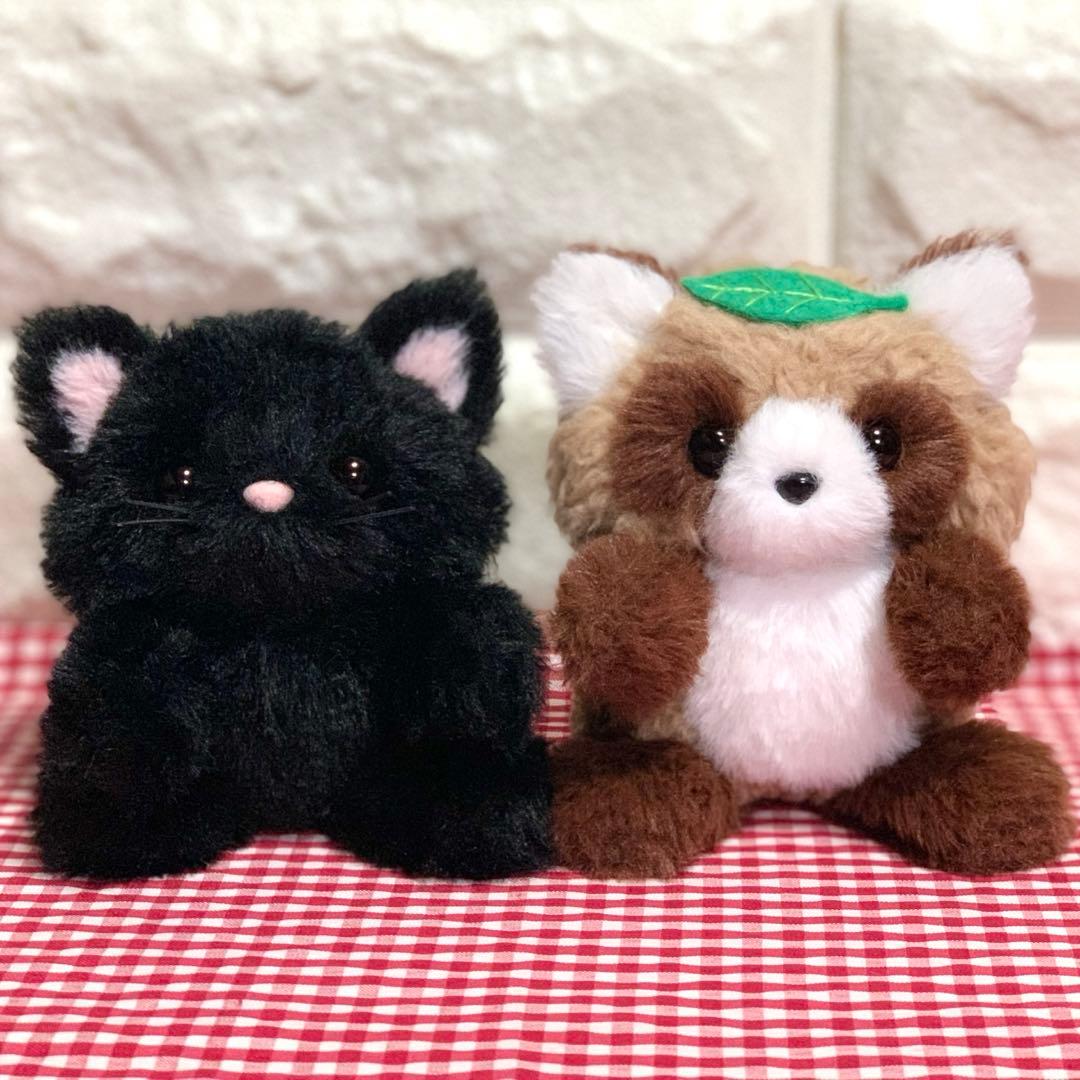 【ミヤ様】 たぬきさん ＆ 黒猫さんの着ぐるみコスチューム ぬい服