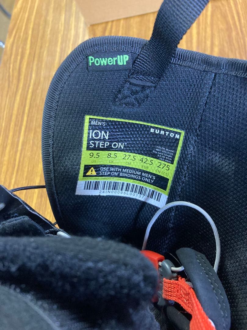 美品 BURTON ION step on boots バートン アイオン