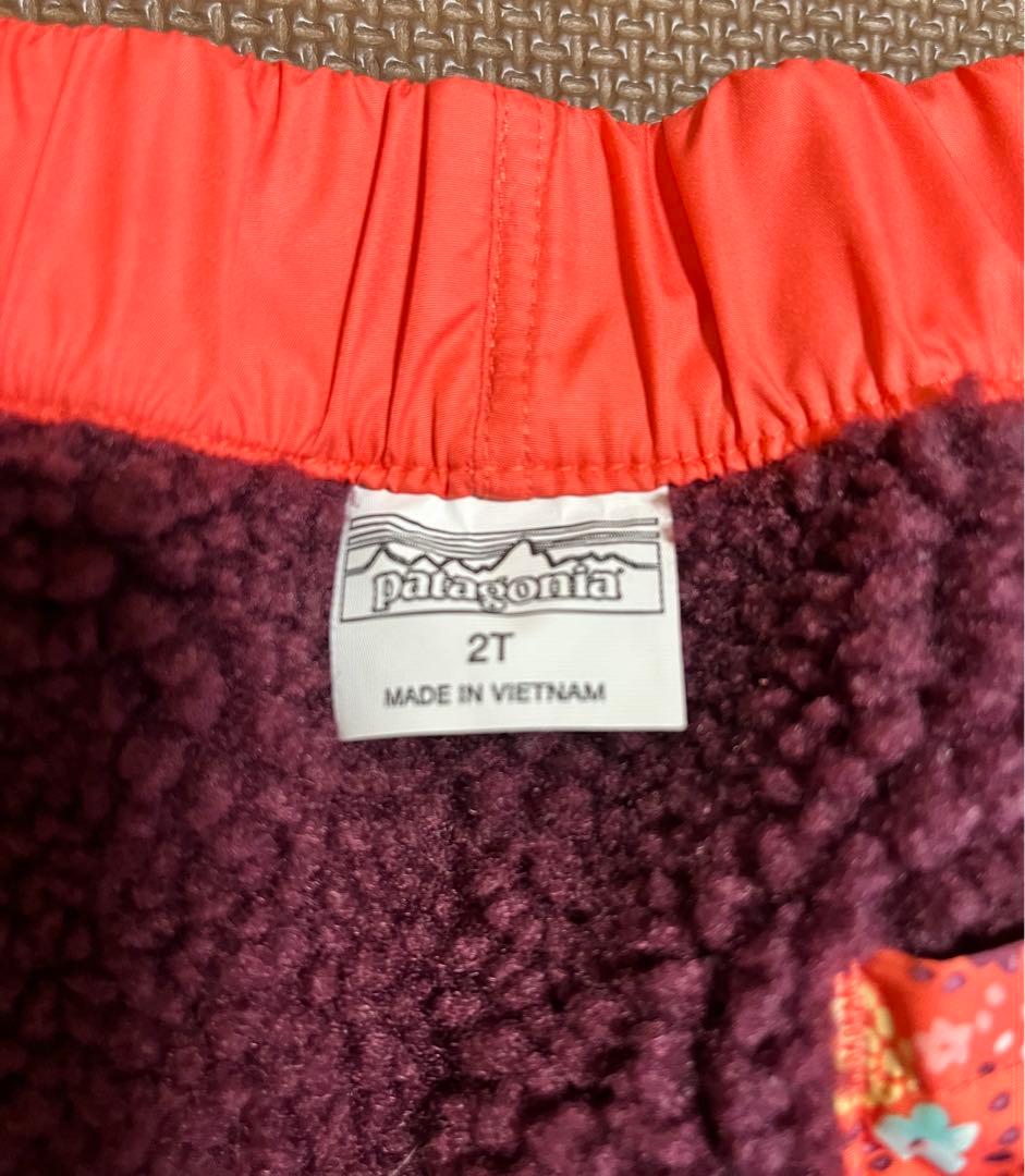 パタゴニア　ベビー・リバーシブル・トリブルズ・フーディ 上下セット ２Ｔ　スノー