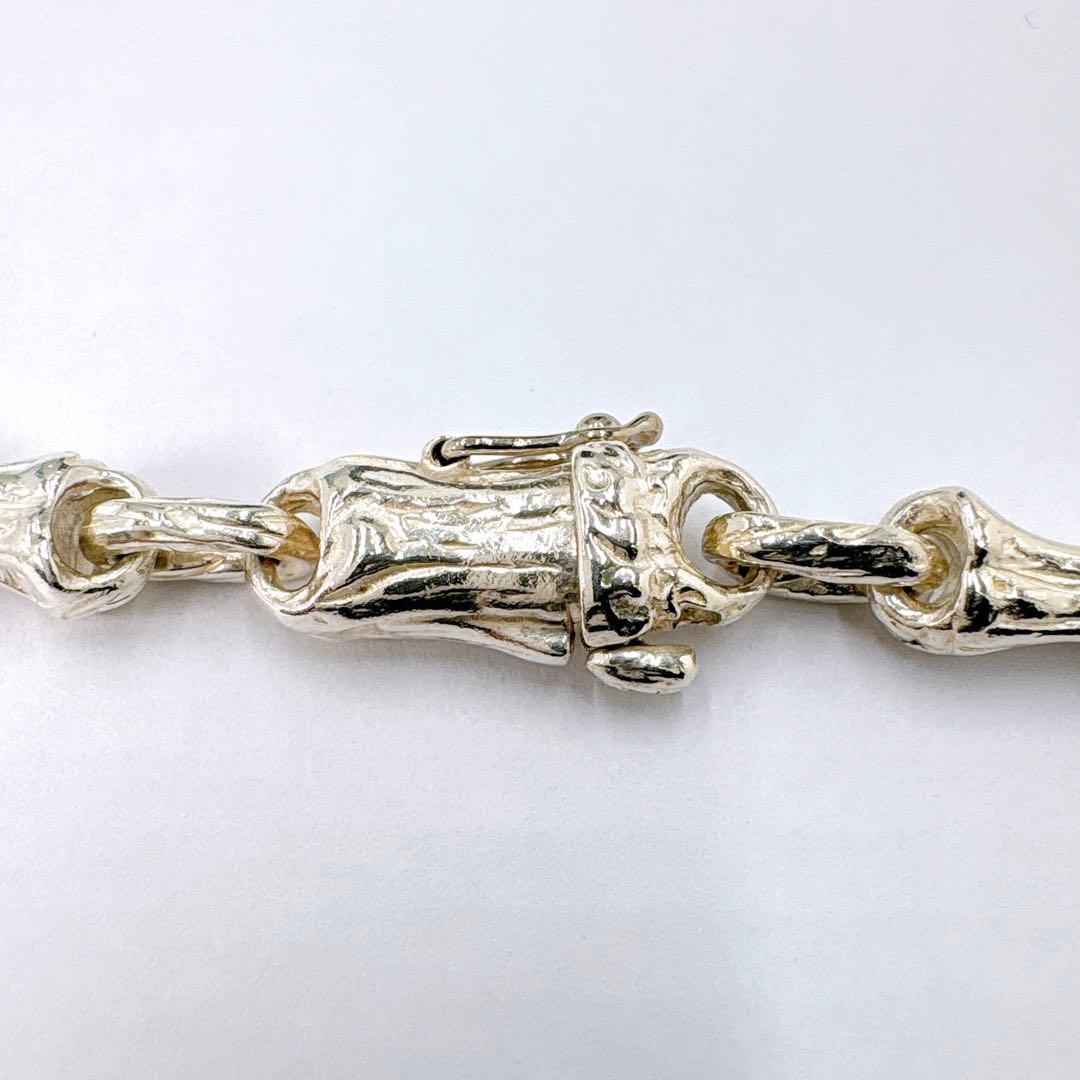 美品 オールドティファニー バンブー ネックレス シルバー925