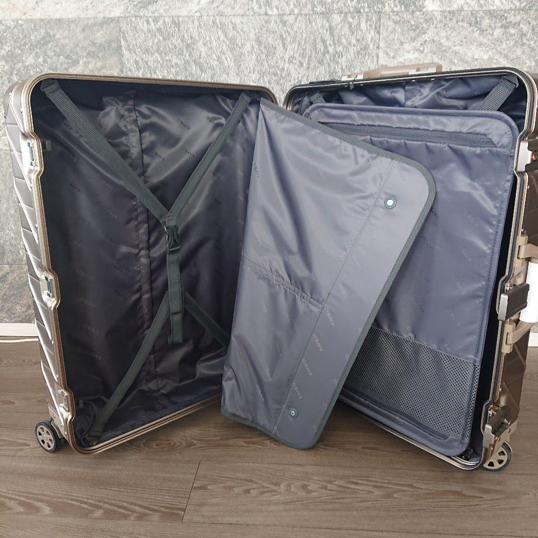 KAMEO 高級アルミスーツケース キャリーケース【新品・未使用】 ゴールド