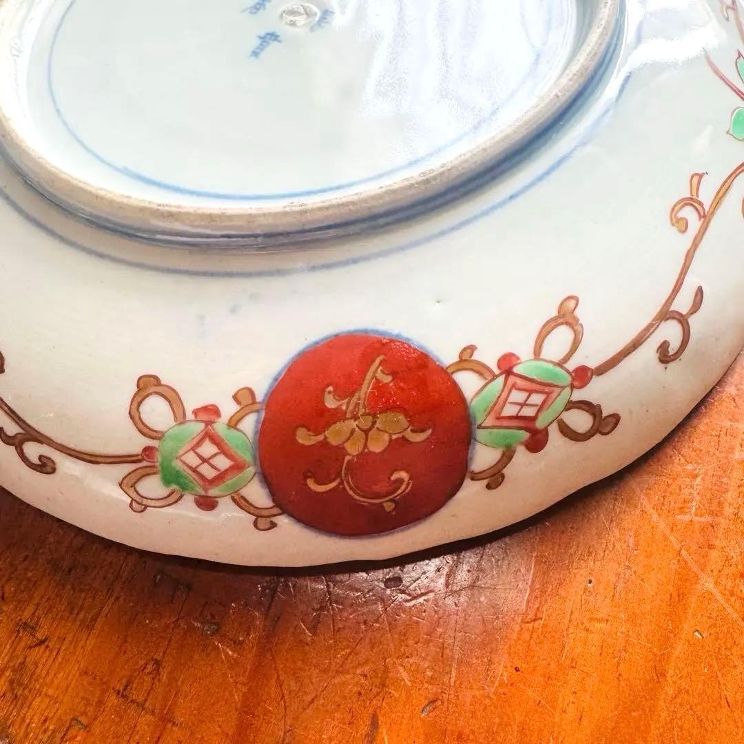 骨董皿　古伊万里　大聖寺伊万里　平皿　飾皿　おもてなし皿