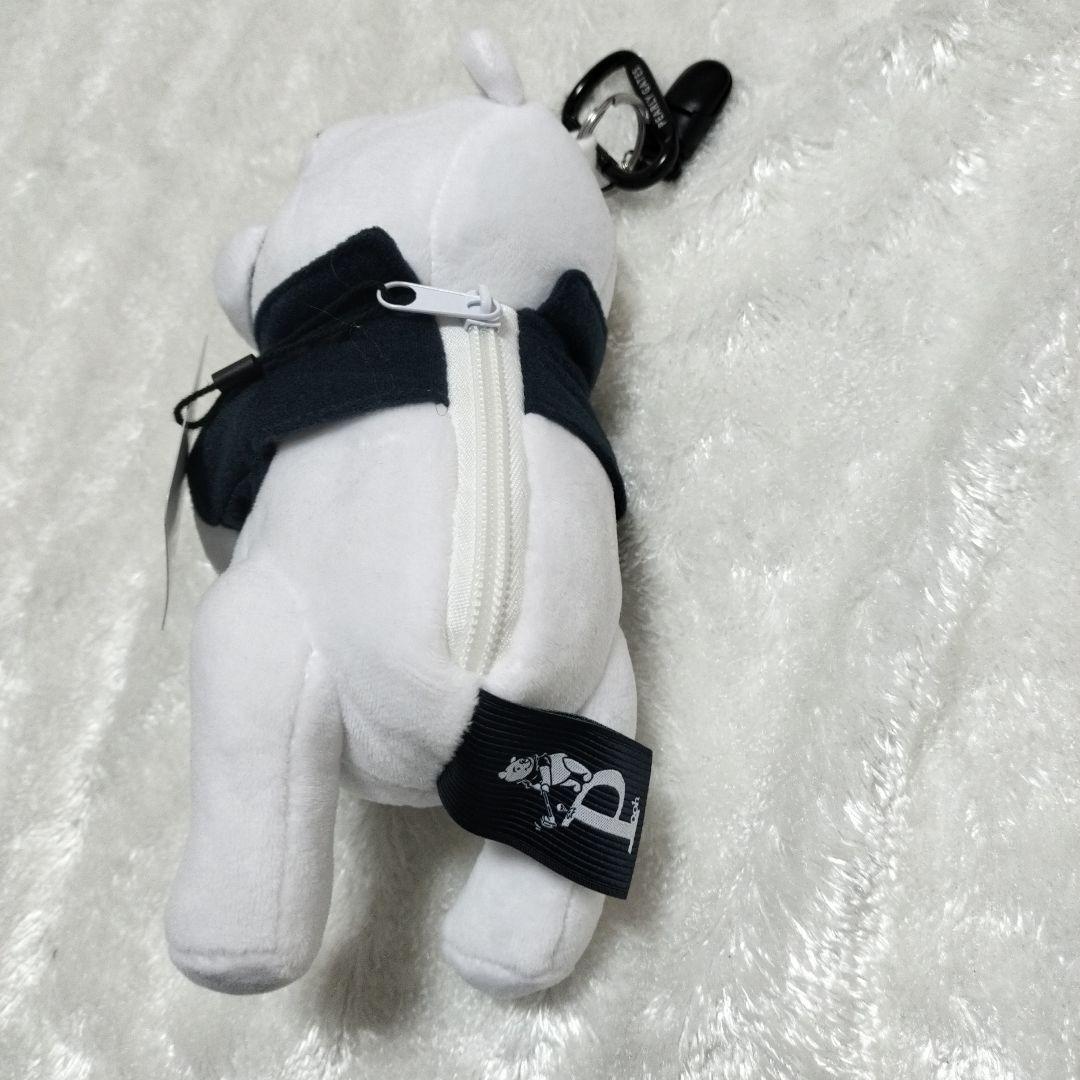 激レア新品タグ付きくまのプーさん ストラップ付きぬいぐるみボールポーチ