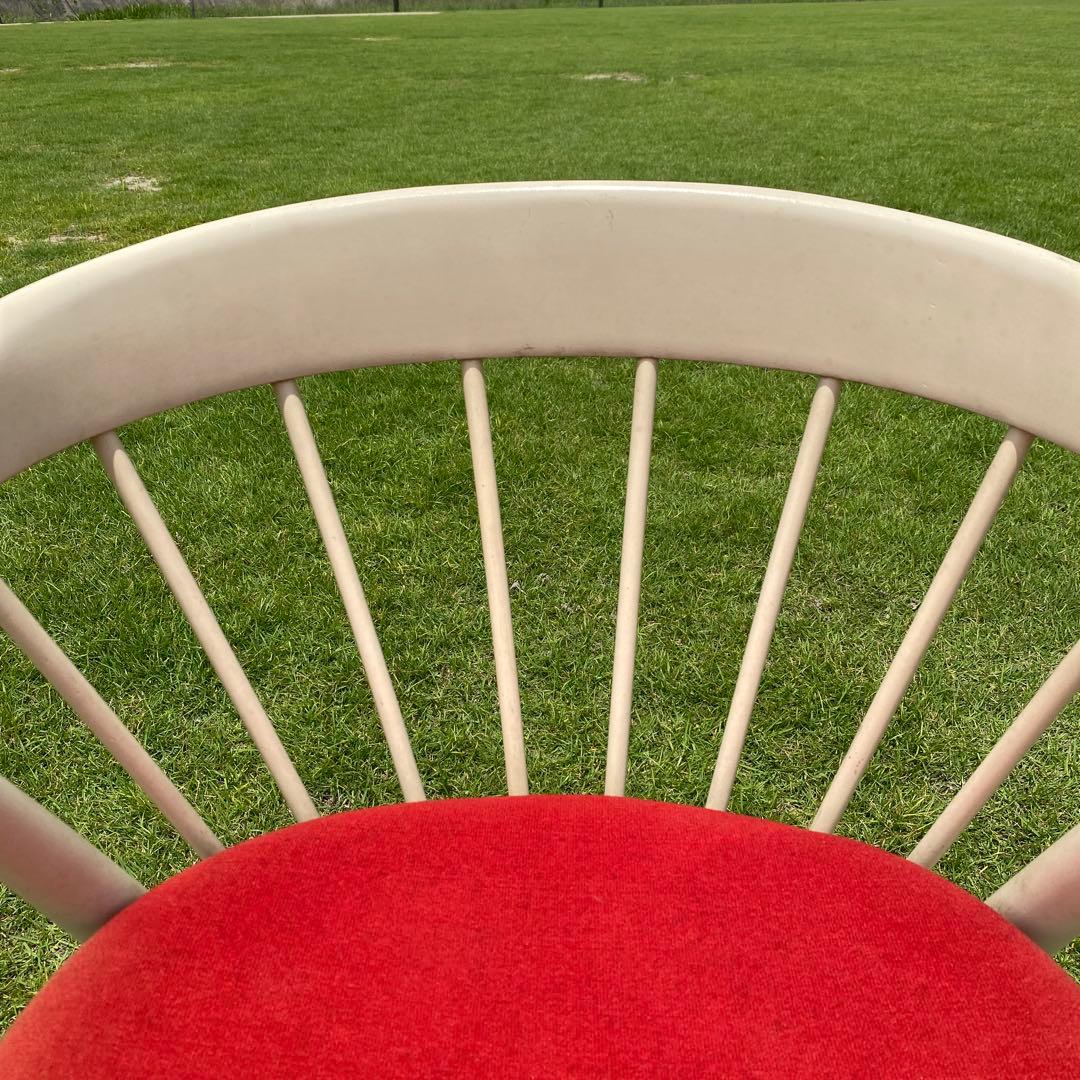 飛騨産業 オールドキツツキ ローガンチェア レッド 赤 レトロ