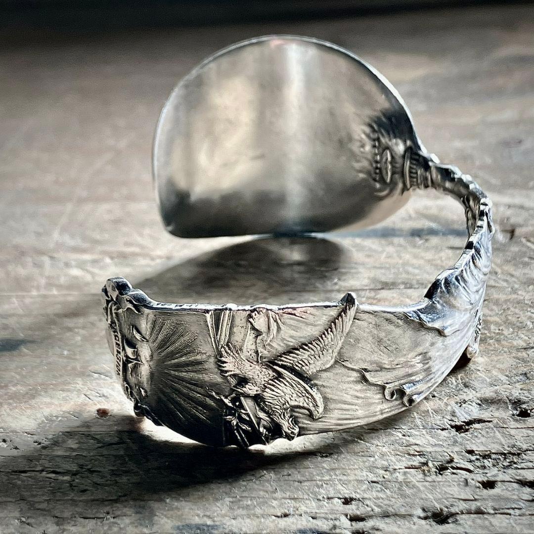 自由の女神　スターリングシルバー　スプーンバングル