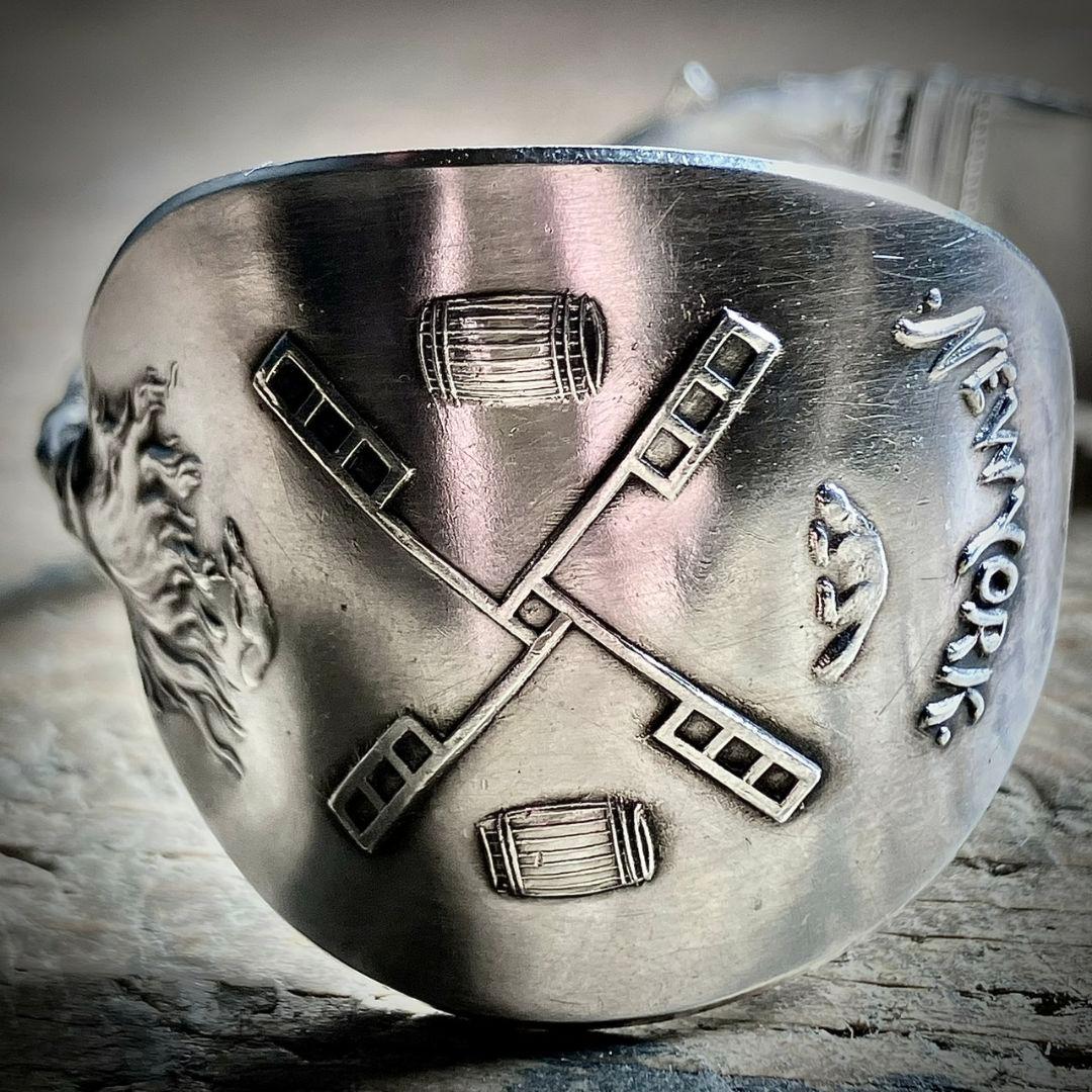 自由の女神　スターリングシルバー　スプーンバングル