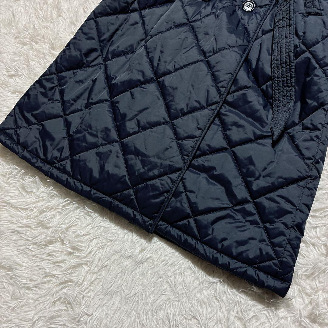 近年⭐️バブアー　アレクサチャン　キルティングコート　ベルト　中綿コート　洗える