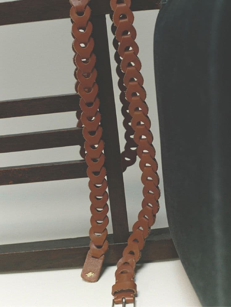 小物 Llife LEATHER CHAIN BELT SIENNA LIDNM