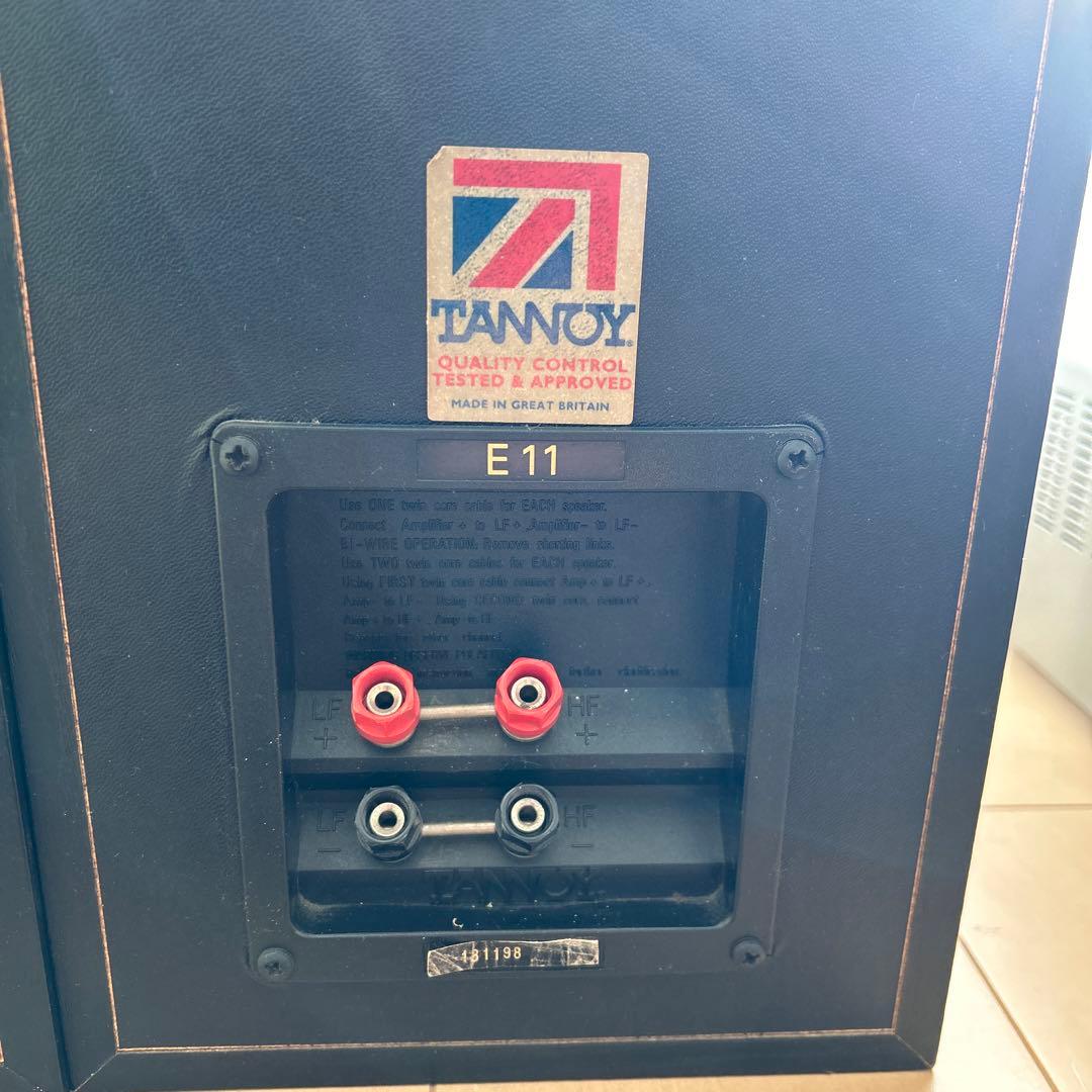 TANNOY E11黒 スピーカー 木製 角型