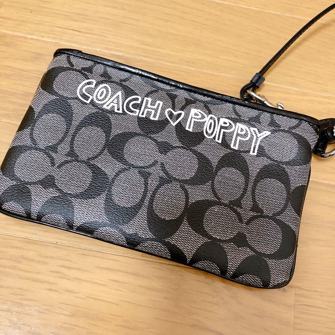 希少！COACH ポピー ポピーちゃん　ポーチ　pepper
