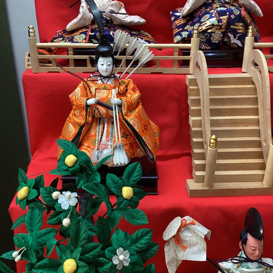 雛人形　七段飾り　雛の恵　中古品　120巾　東玉