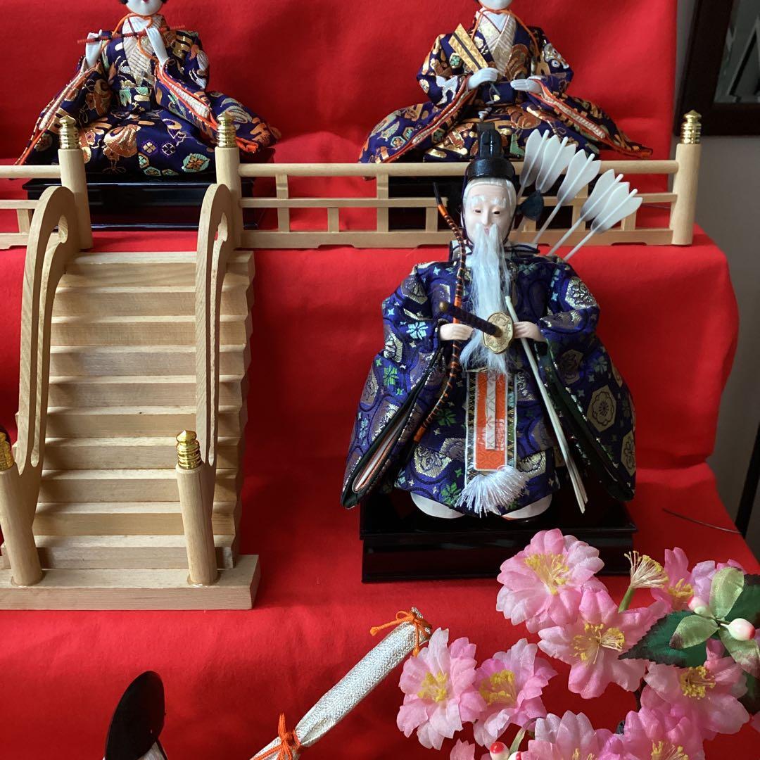 雛人形　七段飾り　雛の恵　中古品　120巾　東玉