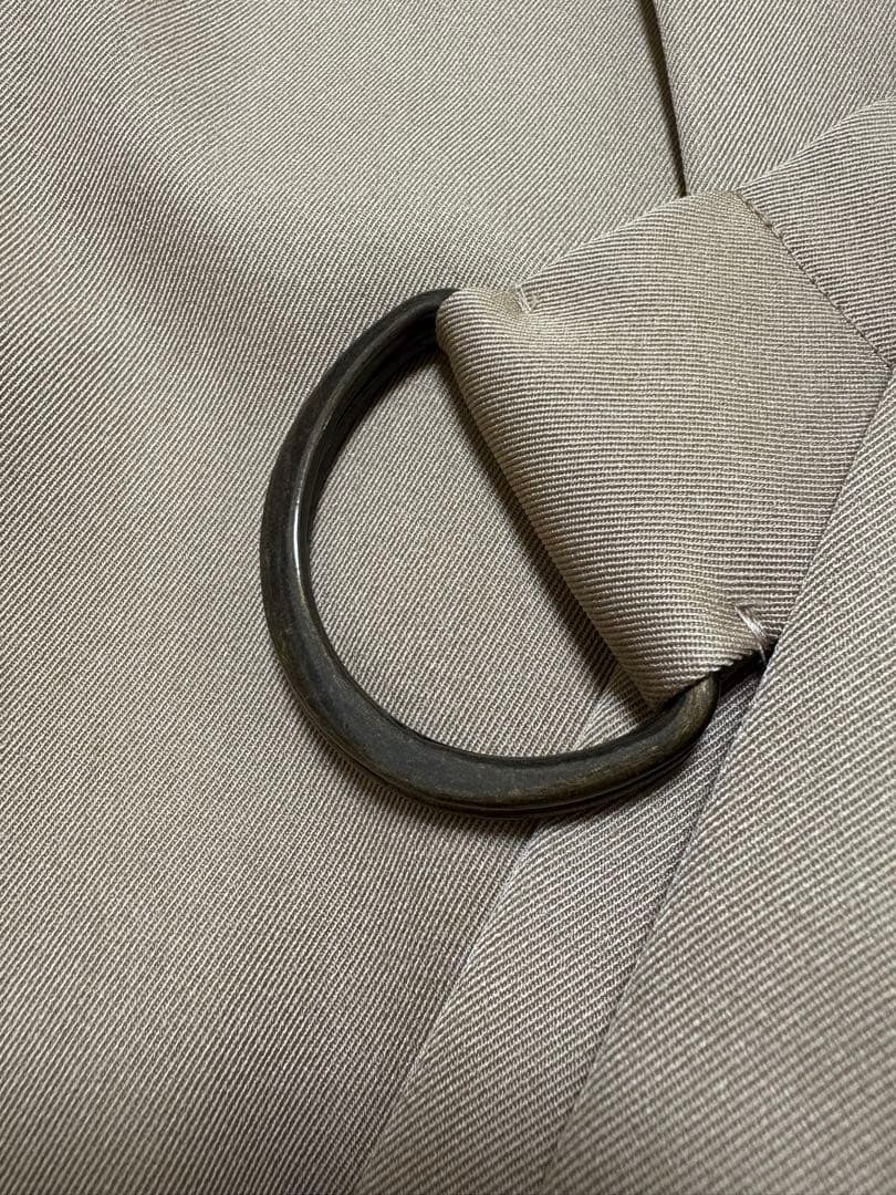 トゥモローランド　カバートクロス　スタンドカラーコート　ベージュ34