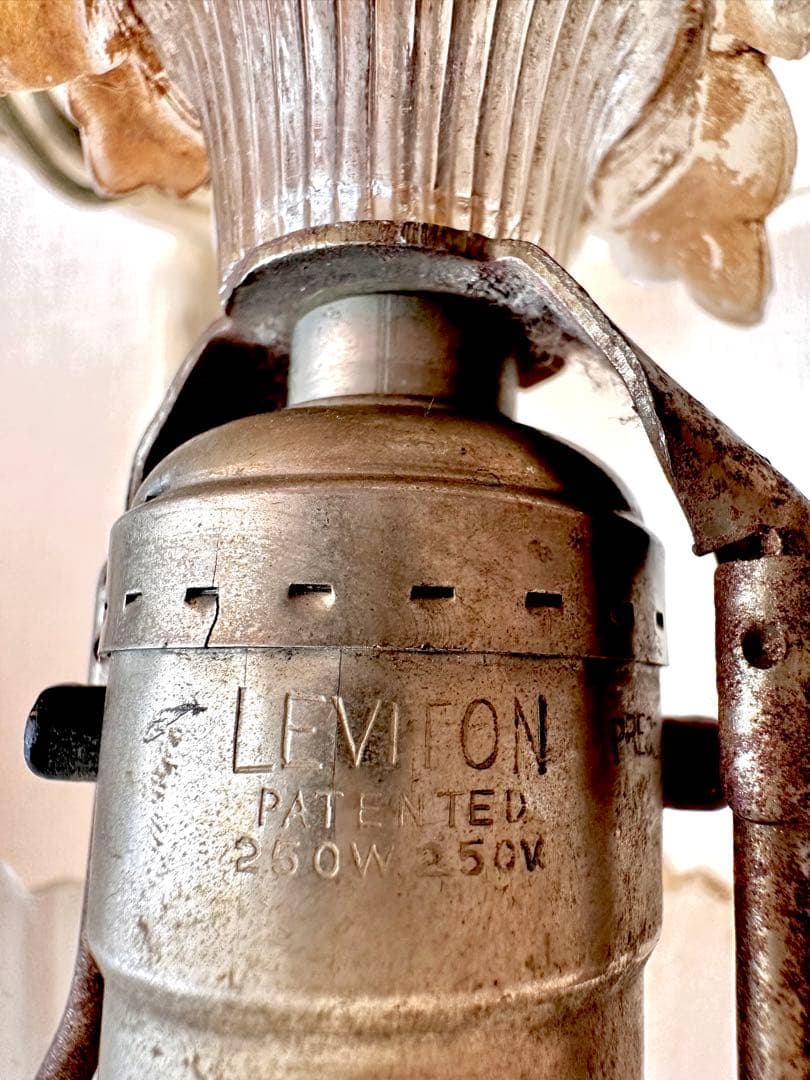 アンティーク　アールデコ調テーブルランプ　1930年代