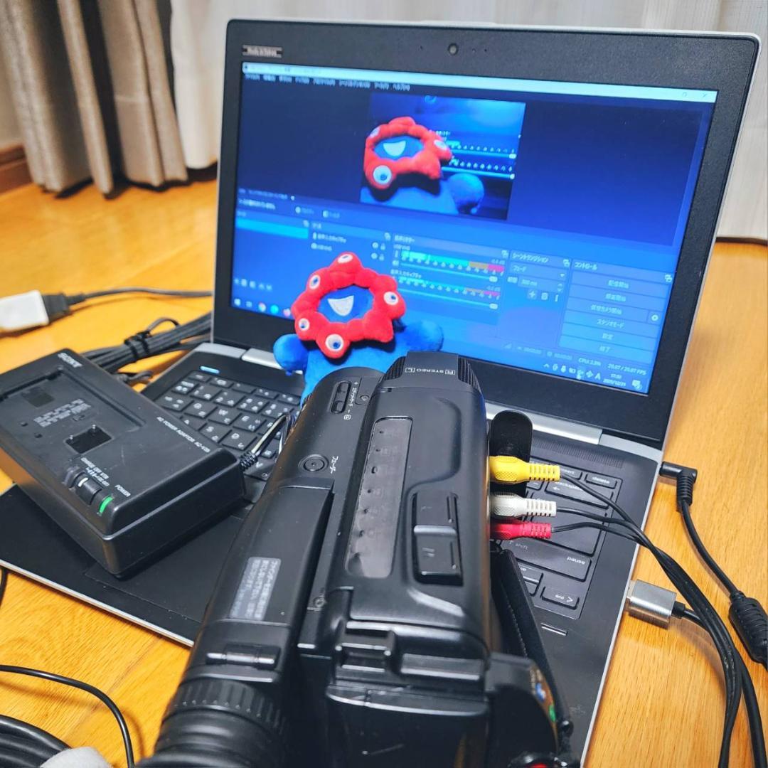 【動作確認済】SONY 高画質 Hi8 ビデオカメラ CCD-TR850 セット