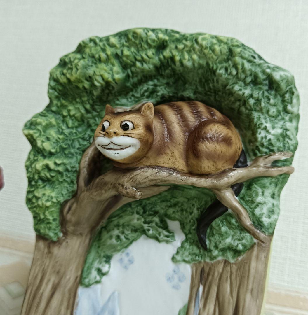 【希少品】不思議の国のアリス　陶器製フィギュア＆オルゴール　5品