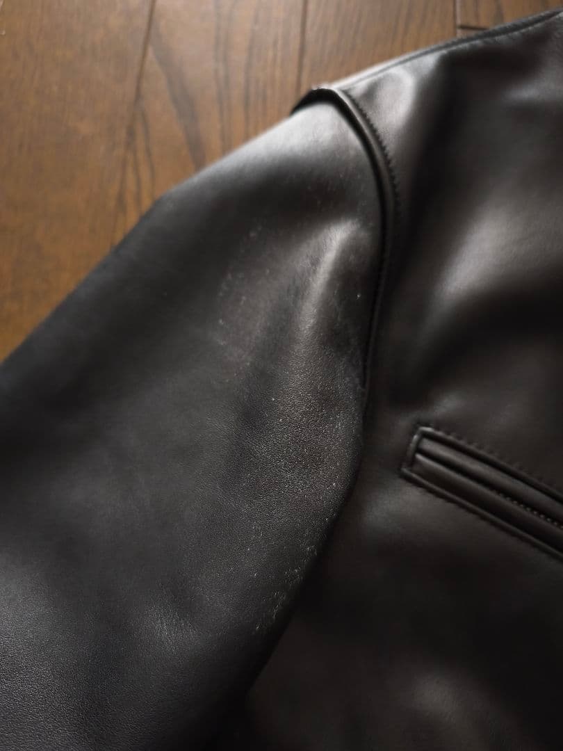 JAMES GROSE クラブマン　カウレザーライダース　サイズ36