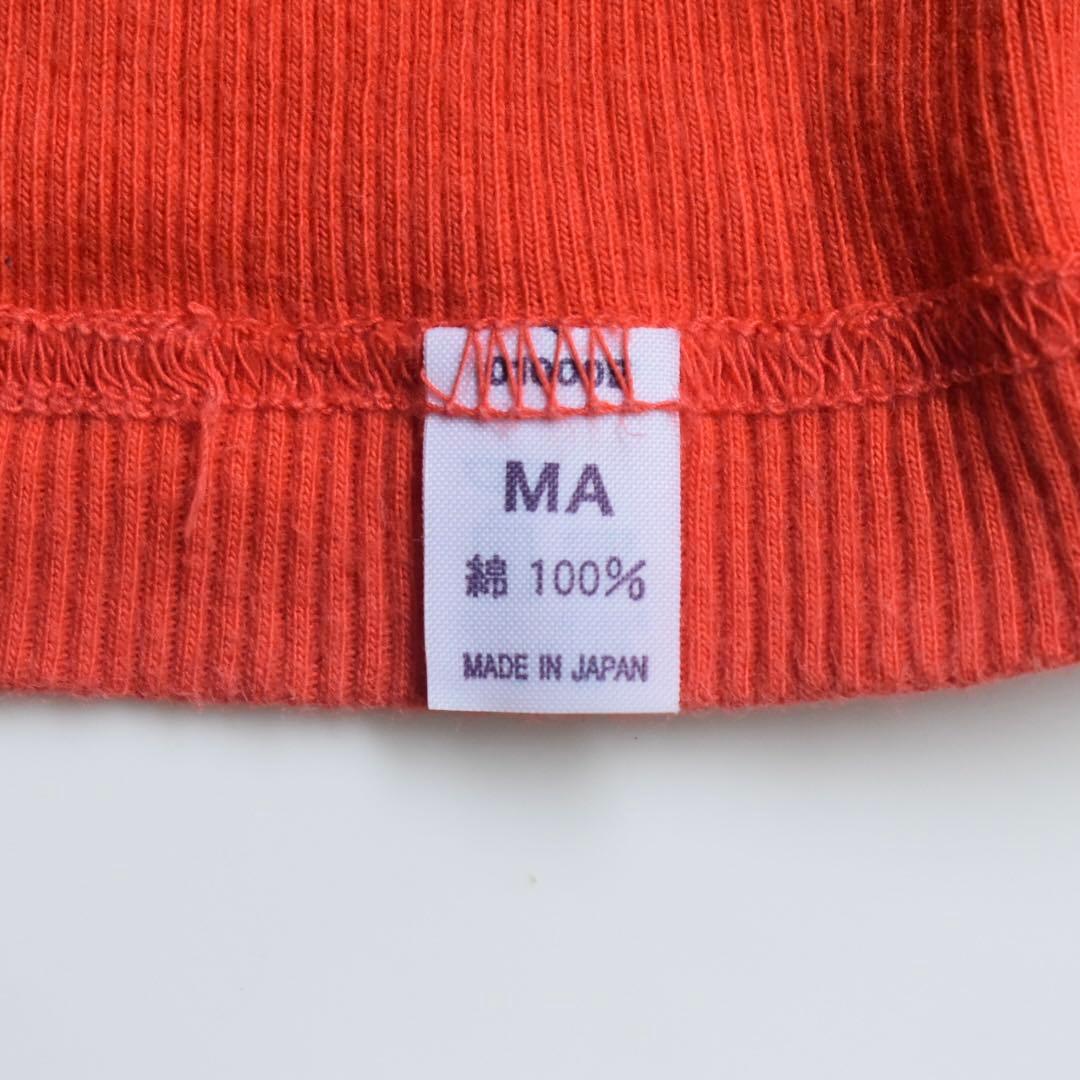 90s archive HELMUT LANG 日本製 タンクトップ オレンジM