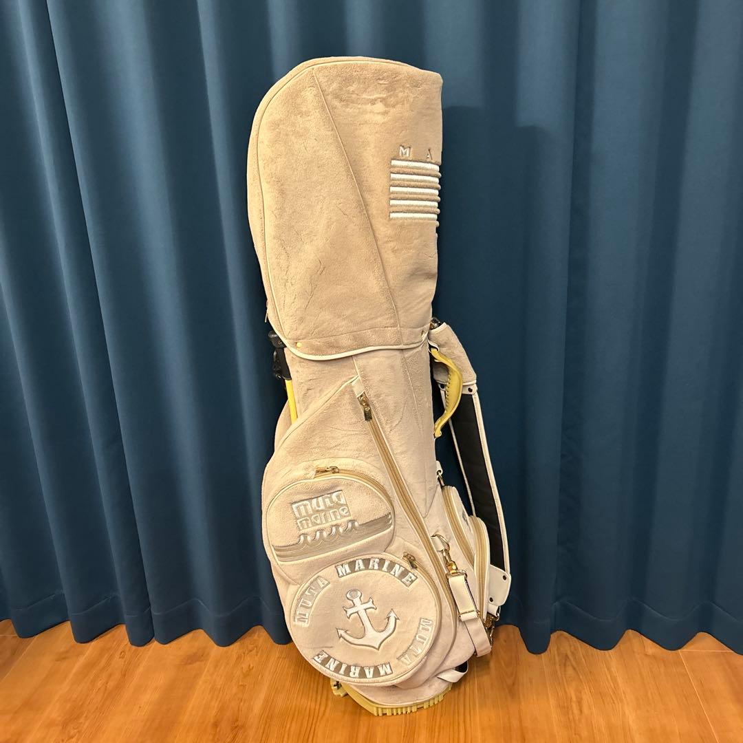 ムータマリンゴルフ　エコファー　キャディバッグ　ベージュ